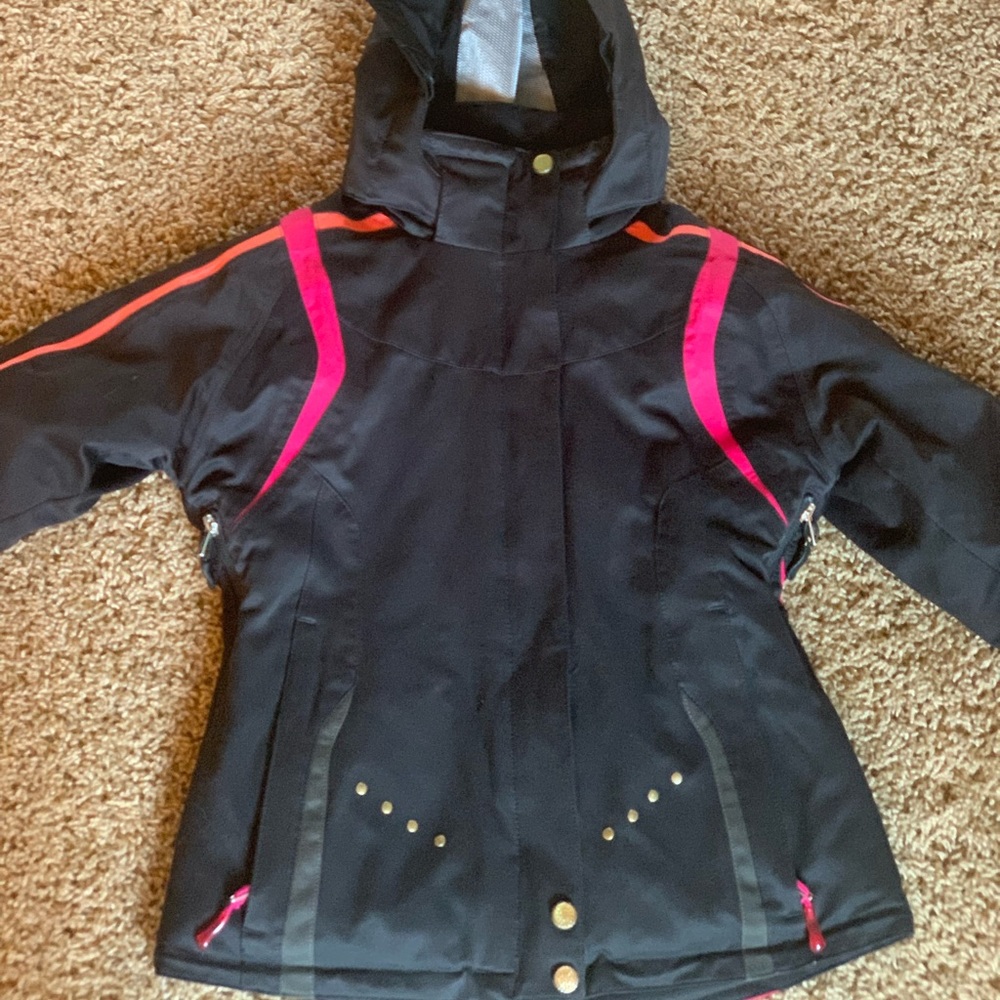 Girls Obermeyer Size 10 Winter Jacket Coat